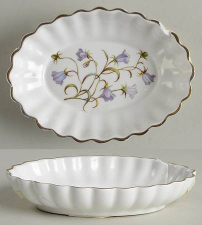 Campanula 5" Oval Sweet Meat Dish