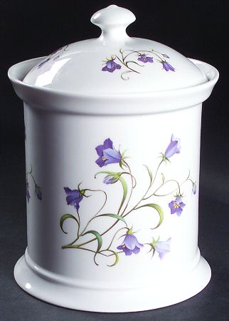 Campanula Cookie Jar & Lid