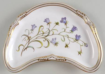 Campanula Crescent Salad Plate
