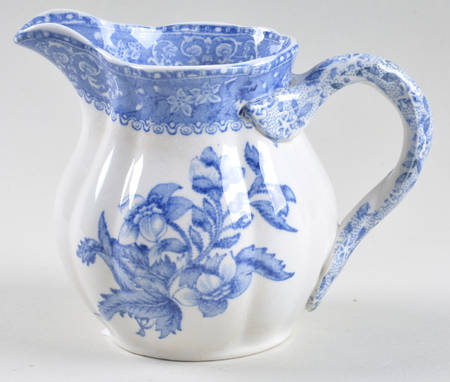 Camilla Blue (Earthenware, Scalloped) 8 Oz Jug