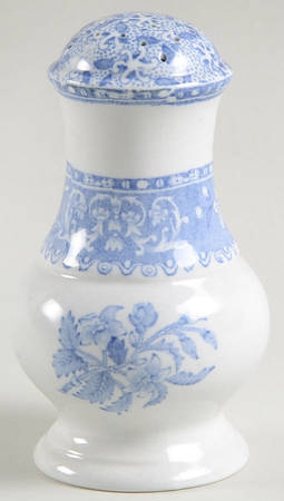 Camilla Blue (Earthenware, Scalloped) Salt Shaker