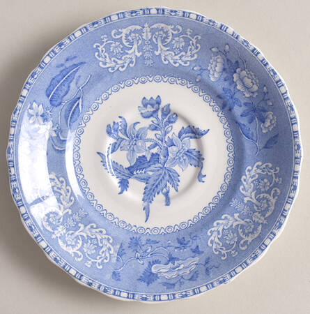 Camilla Blue (Earthenware, Scalloped) Saucer for Oversized Cup