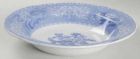 Camilla Blue (Earthenware, Scalloped) 10" Round Vegetable Bowl by Spode