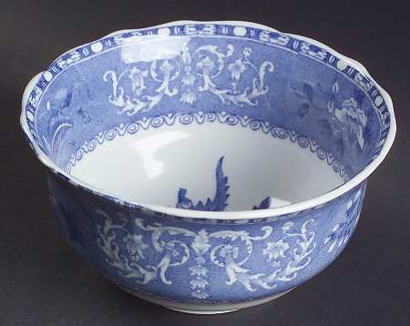 Camilla Blue (Earthenware, Scalloped) Open Sugar Bowl