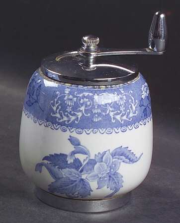 Camilla Blue (Earthenware, Scalloped) Pepper Mill