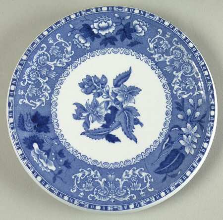 Camilla Blue (Earthenware, Scalloped) Tea Tile