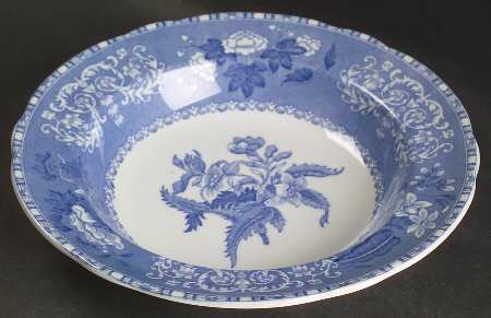 Camilla Blue (Earthenware, Scalloped) Rim Soup Bowl by Spode