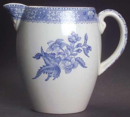Camilla Blue (Earthenware, Scalloped) 32 Oz Pitcher