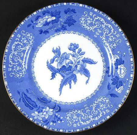 Camilla Blue (Bone, Smooth) Salad Plate