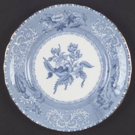 Camilla Blue (Bone, Scalloped) by Spode