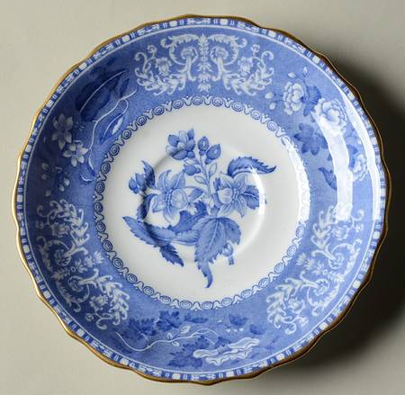 Camilla Blue (Bone, Scalloped) Saucer