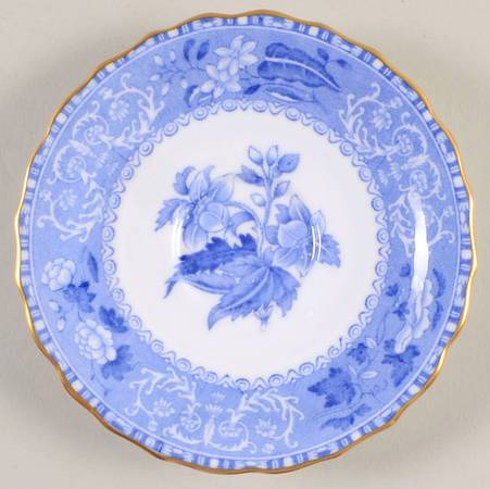 Camilla Blue (Bone, Scalloped) Saucer for Demitasse Cup