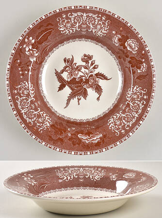 Camilla Brown (Earthenware, Smooth) Large Rim Soup Bowl