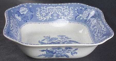 Camilla Blue (Smooth) 9" Square Vegetable Bowl
