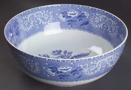 Camilla Blue (Smooth) 10" Large Salad Serving Bowl