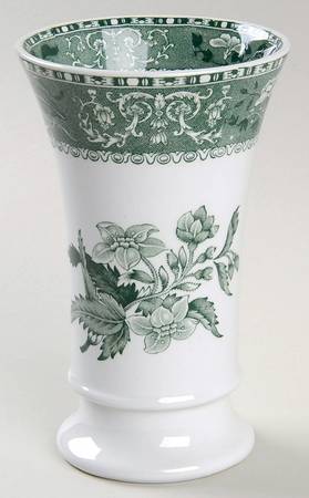 Green Camilla (Scallop, New Black Stamp) 5" Vase