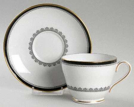 Camelot Footed Cup & Saucer Set