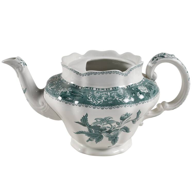 Camilla Light Green (Earthenware, Scallop) Teapot No Lid