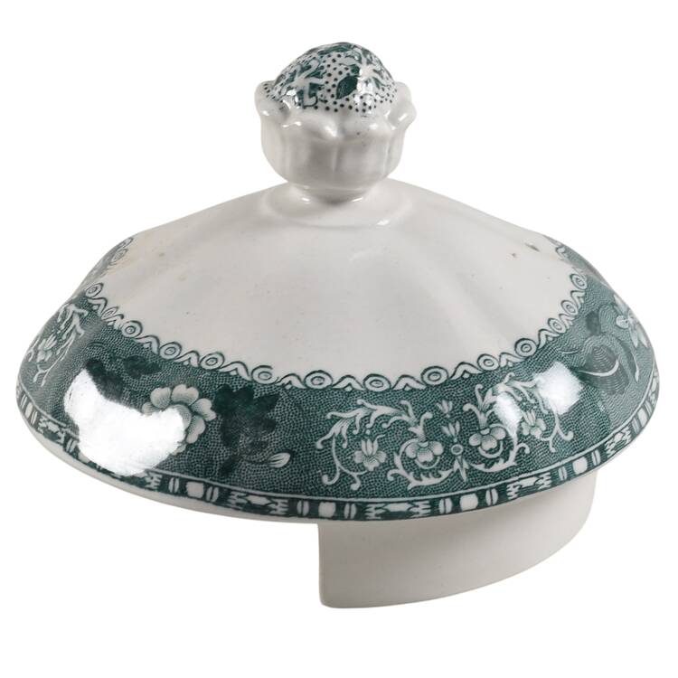Camilla Light Green (Earthenware, Scallop) Lid for Teapot