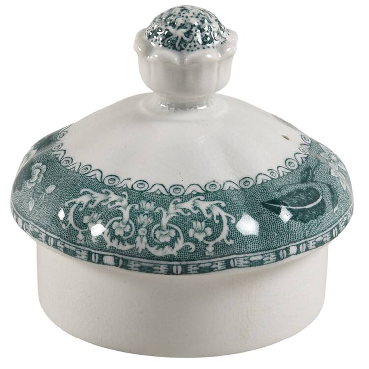 Camilla Light Green (Earthenware, Scallop) Lid for Coffee Pot
