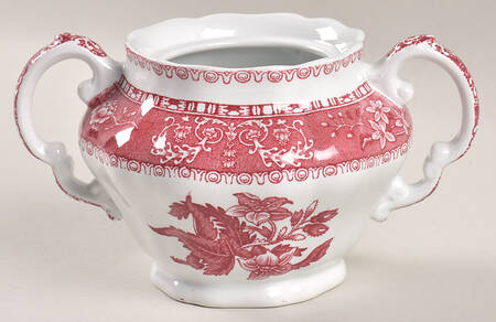 Camilla Red (Earthenware) Mini Sugar Bowl No Lid
