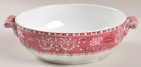Camilla Red (Earthenware) Mini Round Vegetable No Lid