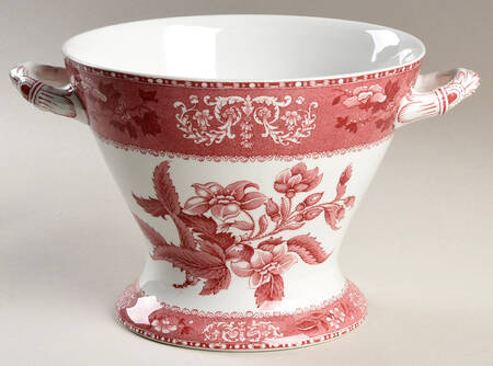 Camilla Red (Earthenware) Canterbury Set, Center Only, No Lid