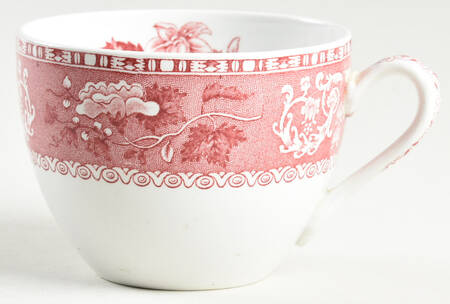 Camilla Red (Earthenware) Flat Cup
