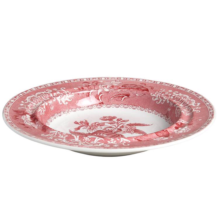 Camilla Red (Earthenware) Round Butter No Lid