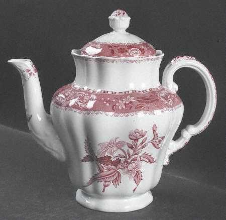 Camilla Red (Earthenware) Coffee Pot & Lid