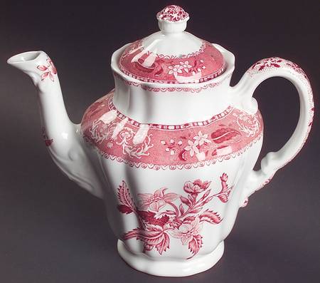 Camilla Red (Earthenware) Small Coffee Pot & Lid