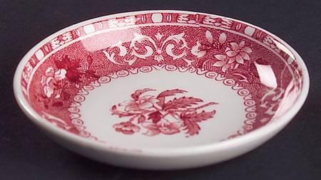 Camilla Red (Earthenware, Smooth) Butter Pat