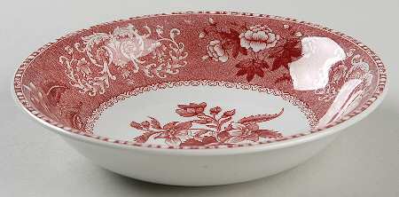 Camilla Red (Earthenware, Smooth) Coupe Cereal Bowl