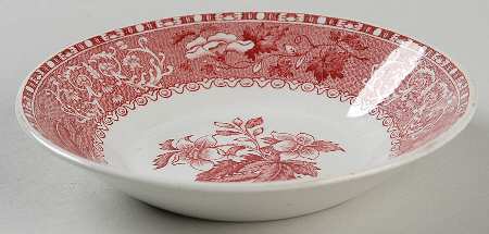 Camilla Red (Earthenware, Smooth) Fruit/Dessert (Sauce) Bowl