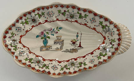 Canton (Fluted) Pickle Dish