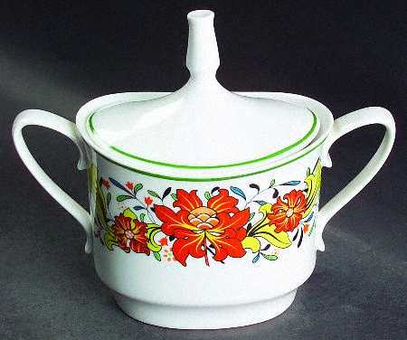 Caribbean Sugar Bowl & Lid