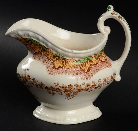 Chatsworth Brown Multicolor Creamer
