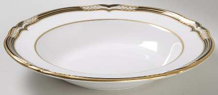 Chancellor Black Large Rim Soup Bowl