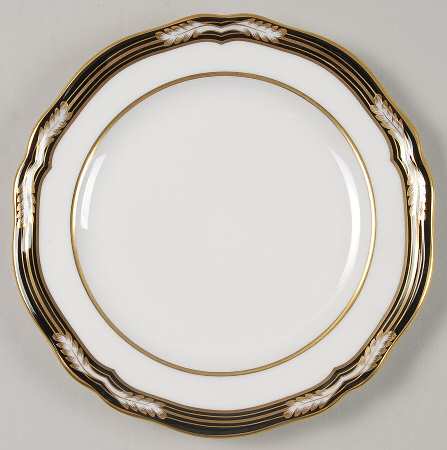 Chancellor Black Bread & Butter Plate