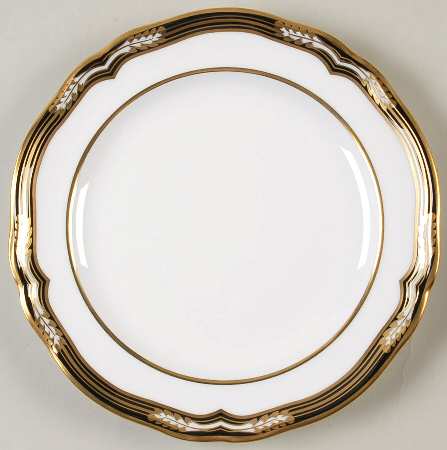 Chancellor Black Salad Plate