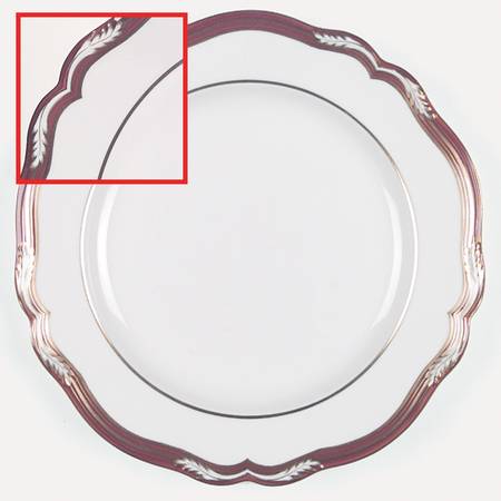 Chancellor Orange Dinner Plate
