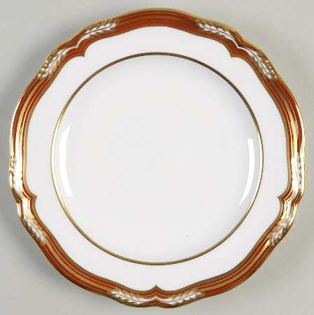 Chancellor Orange Dessert/Pie Plate