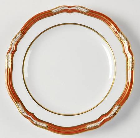 Chancellor Orange Bread & Butter Plate