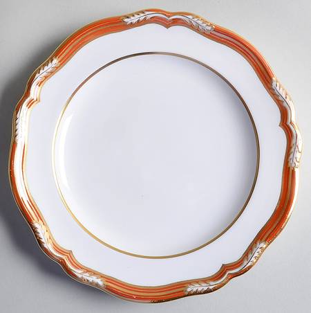 Chancellor Orange Salad Plate
