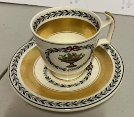 Chapet Footed Cup & Saucer Set