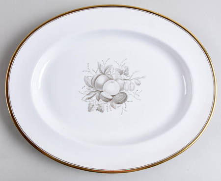 Chatham (Gold Trim) 14" Oval Serving Platter