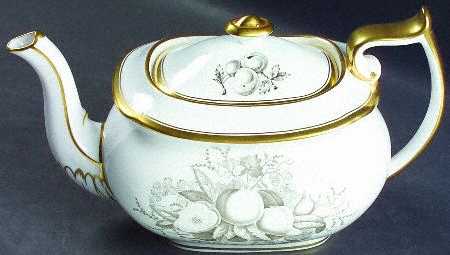 Chatham (Gold Trim) Teapot & Lid