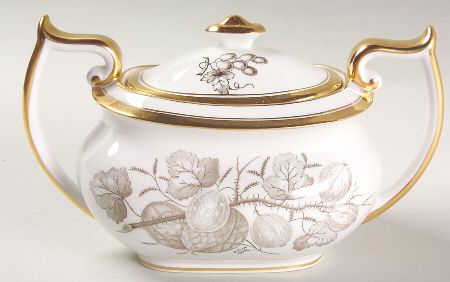 Chatham (Gold Trim) Sugar Bowl & Lid