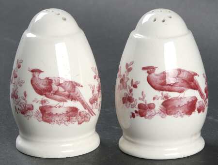 Chelsea Bird Red Salt & Pepper Set