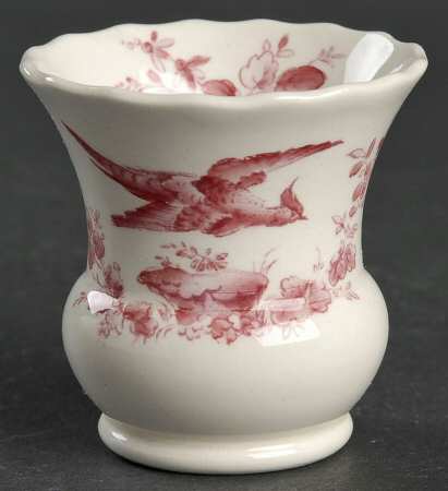 Chelsea Bird Red Toothpick Holder